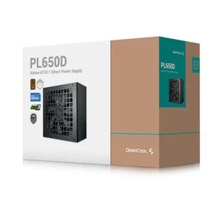 DeepCool PL650D ATX 3.0 650 Watt 80 Plus Bronze SMPS