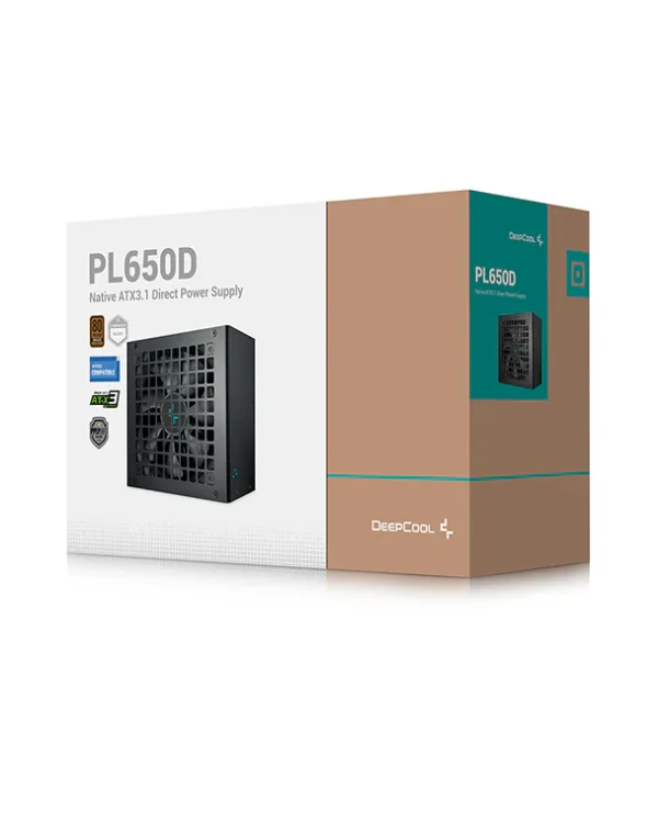 DeepCool PL650D ATX 3.0 650 Watt 80 Plus Bronze SMPS