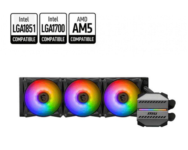 MSI MAG CORELIQUID M360 AIO CPU Liquid Cooler - Image 3