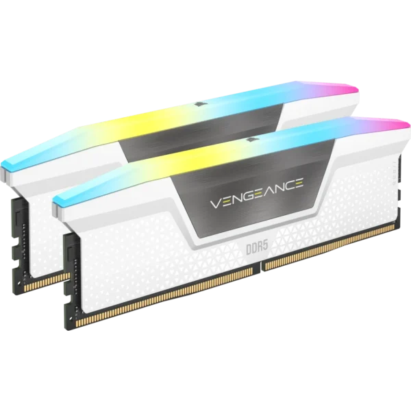 VENGEANCE RGB 32GB (2x16GB) DDR5 DRAM 6000MT/s CL36 Memory Kit - White