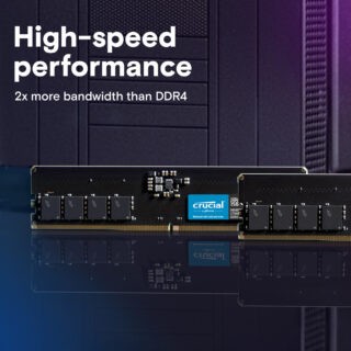 Crucial 8GB (8GBx1) DDR5 5200 MHz Desktop Ram